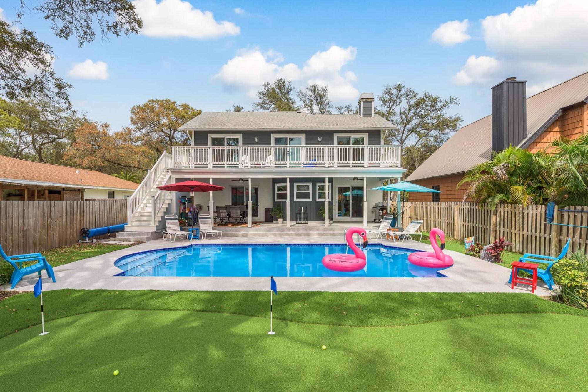 Villa Luxury Family Beach Escape With Heated Pool And Putting Green Tarpon Springs Exterior foto